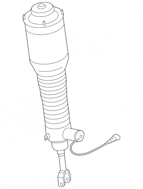 Front right air shock absorber for Audi A6 04-11