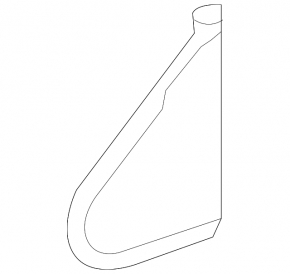 Triangle wing trim front right Toyota Rav4 13-18