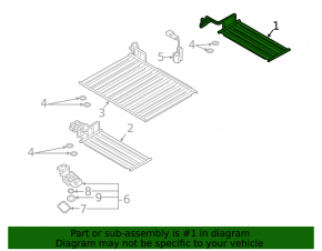 Upper radiator for cooling the high-voltage battery modules of the BMW 3 F30 16-18 PHEV
