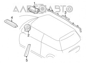Airbag airbag seat right Mini Cooper F56 3d 14- wire cut