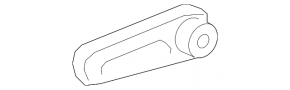 Rear left seat back lever for Lexus RX350 RX450h 10-15 beige, with cap