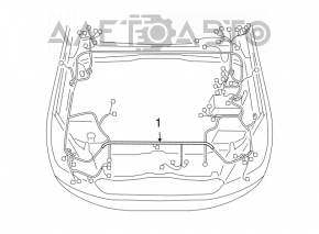 Underhood wiring with fuse box for Lexus GX470 03-05