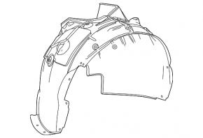Front right fender liner Chevrolet Equinox EV 24-26
