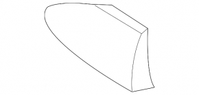 Antenna housing fin Toyota Sienna 17-20