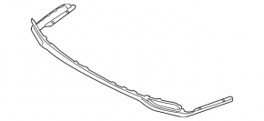 Rear bumper lip Genesis G80 18-20 3.8