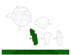 Airbag sensor front left Audi A4 B8 08-16