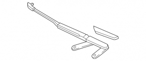Right windshield wiper arm for Porsche Cayenne 958 11-14