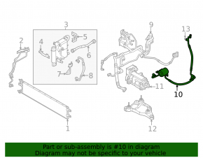 Kia EV6 22-24 RWD air conditioner compressor-heater hose
