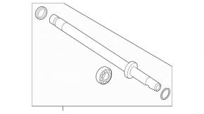 Intermediate shaft Mercedes C-class W205 15-18