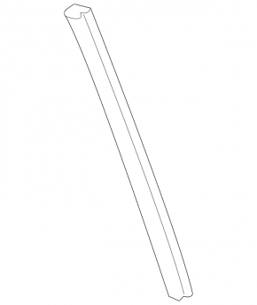 Lincoln MKZ 13-20 front left door glass guide