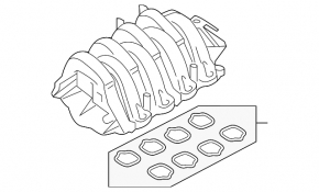 Intake manifold Ford F-150 15-17 5.0