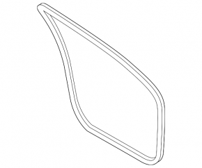 Lincoln MKZ 13-20 front left door seal is worn