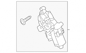 Lincoln Corsair 20-26 rear right window motor