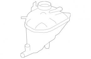 Cooling expansion tank Mercedes X164 GL W164 ML