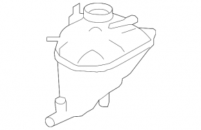 Cooling expansion tank Mercedes X164 GL W164 ML