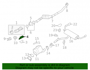 BMW X5 F15 14-18 3.0D Downpipe Bracket
