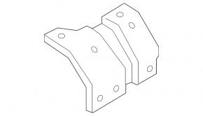 Battery tray bracket Hyundai Sonata 15-19