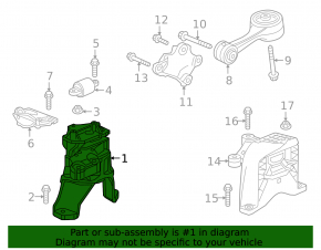 Engine mount right Honda Insight 19-22