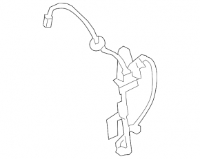 ABS sensor wire rear right Kia Optima 16-