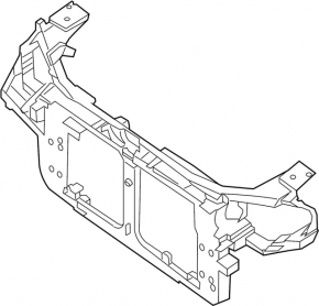 Infiniti FX35 FX45 03-08 radiator panel TV