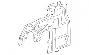 Front left fender liner for Cadillac ATS 15-18