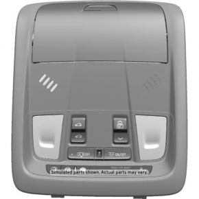 Front light GMC Terrain 18-19 gray, for panoramic