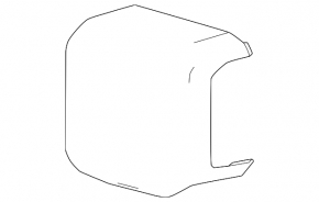 Left mirror cover for Lexus GX 24-26