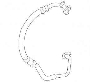 Lexus IS250 14-18 air conditioning compressor-heater hose
