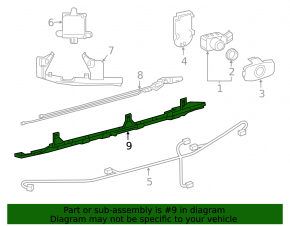 Lexus ES250 ES300h ES350 19-26 Trunk Foot Open Sensor Bracket