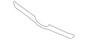 Radiator grille molding center Subaru XV Crosstrek 18-19