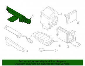 Antenna Keyless Hyundai Sonata 20-23 Front