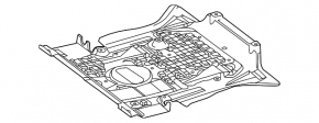 Front engine protection Mercedes W166 ML/GLE 12-19