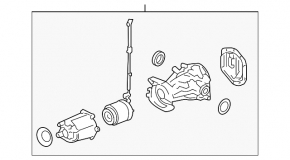 Rear differential gearbox Ford Explorer 12-19 77k