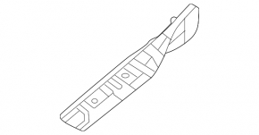 Right hood hinge for Mazda MX-30 22-26