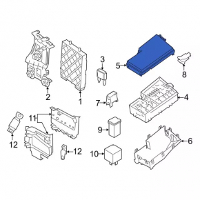 Ford Transit Connect MK2 13- Underhood Fuse Box Cover