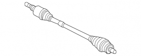 Front left half-shaft drive Mazda3 MPS 09-13