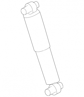 Rear left shock absorber Mazda6 03-08