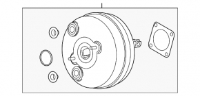 Vacuum Booster Ford Fusion mk5 17-20 AWD