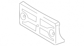 Front number plate area Ford Mustang mk6 18-