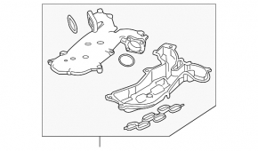 Intake manifold Infiniti Q50 16-24 3.0T