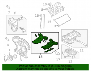 Intake manifold Infiniti Q50 16-24 3.0T