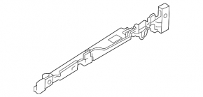 Upper radiator deflector Nissan Rogue Sport 17-19