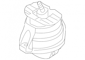 Right engine mount BMW 1 E82 08-13
