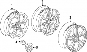 Wheel disk R17 Honda Accord 23- CITIC DICASTAL