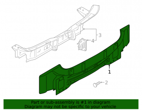 Audi E-Tron 19-23 rear panel assembly (2 parts)