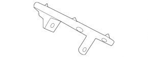 Front bumper mount, right lower wing, BMW 7 G70 23-25 M package