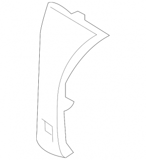 Front bumper trim central BMW 7 G11 G12 16-19 for camera