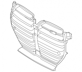 Radiator grill grill BMW 3 G20 19-25 Without M3 CS, with competition, with hands-free