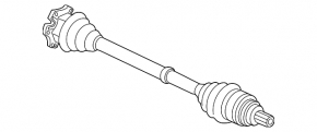 Drive half shaft front right VW Passat b7 12-15 USA 2.0TDI GSP