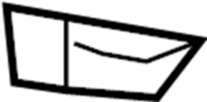 Front bumper mount, right fender, Infiniti FX35 QX70 09-17